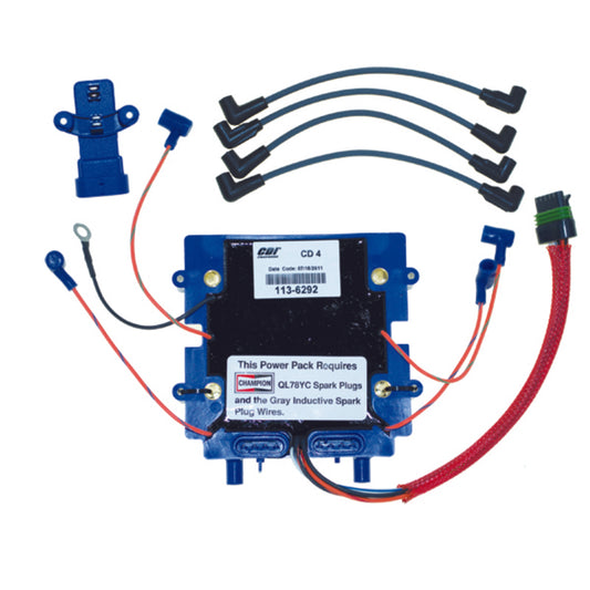 Cdi Elec. Johnson/Evinrude Power Pack Kit - 4 Cyl. 80-115HP (1995-06)