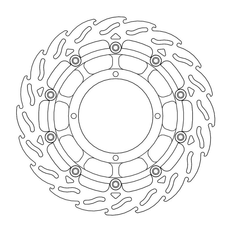 Moto-Master Flame Bremsekskive foran venstre Husqvarna 450-510-610-630 SM-R