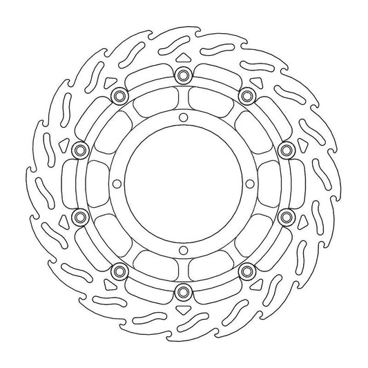 Moto-Master Flame Bremsekskive foran venstre Husqvarna 450-510-610-630 SM-R
