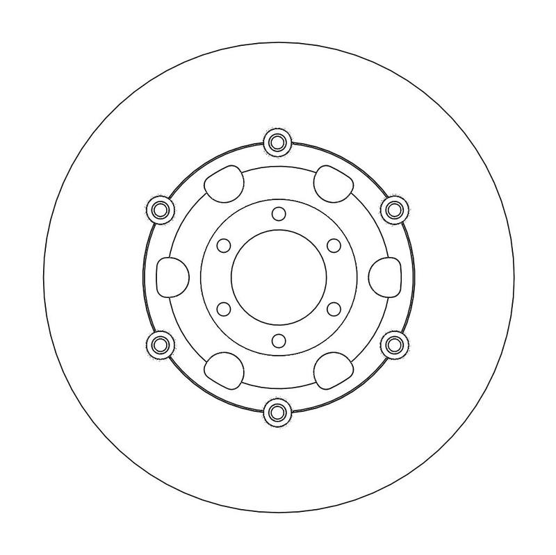 Moto-Master Bremseplate foran Honda CB 750 SOHC