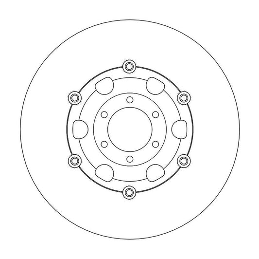 Moto-Master Bremseplate foran Honda CB 750 SOHC