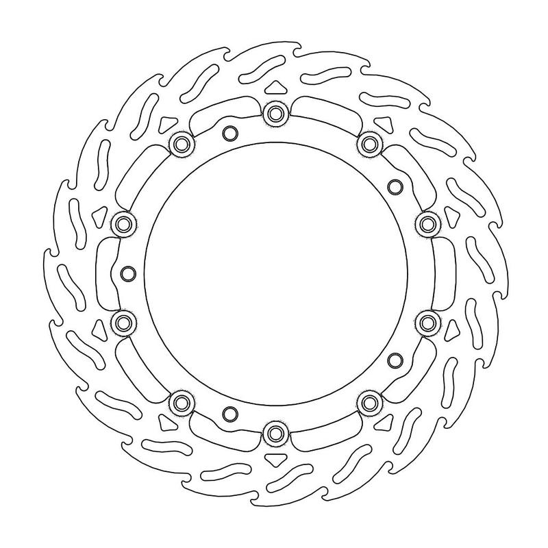 Moto-Master Flame Bremseplate foran venstre BMW S1000RR