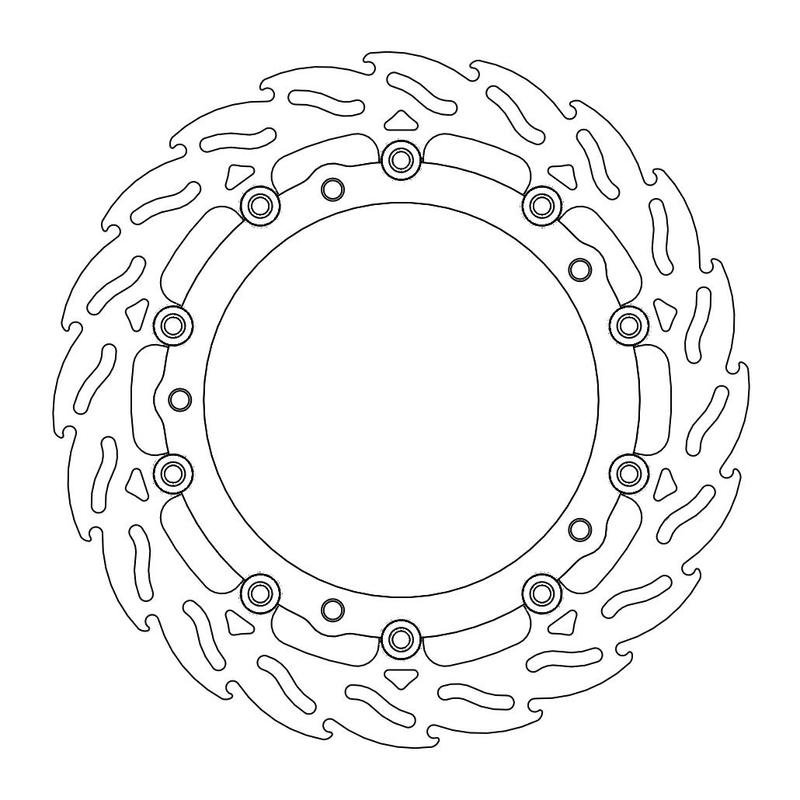 Moto-Master Flame Bremseplate foran høyre BMW S1000RR