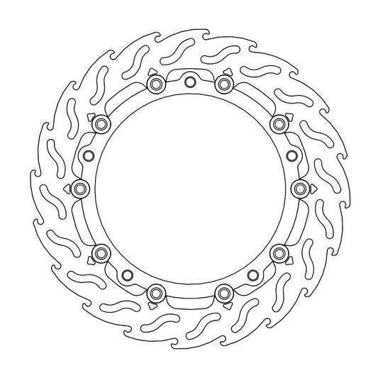 Moto-Master Flame Bremseplate venstre foran BMW: R1200GS/Adventure