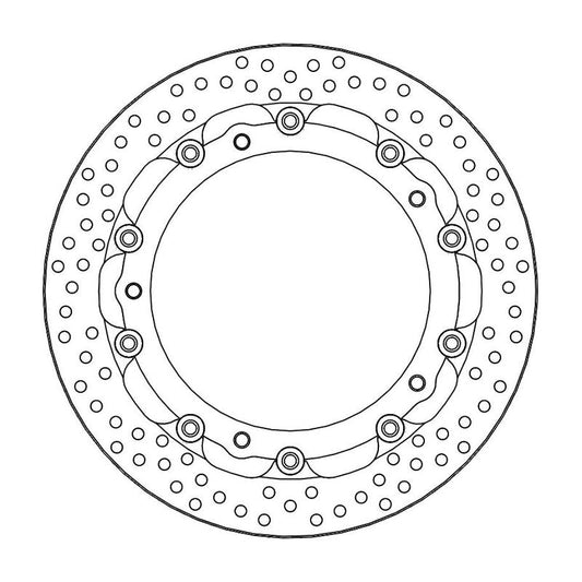 Moto-Master Racing Halo Bremseplate foran 5,5mm BMW S1000RR