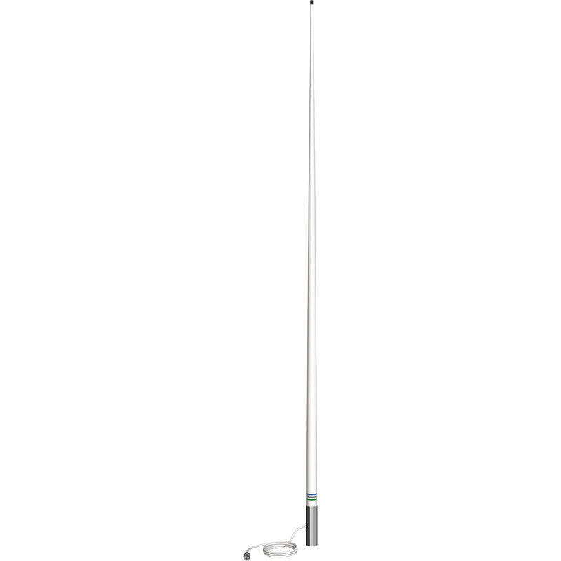 Shakespeare 427-S glassfiber VHF antenne, hvit