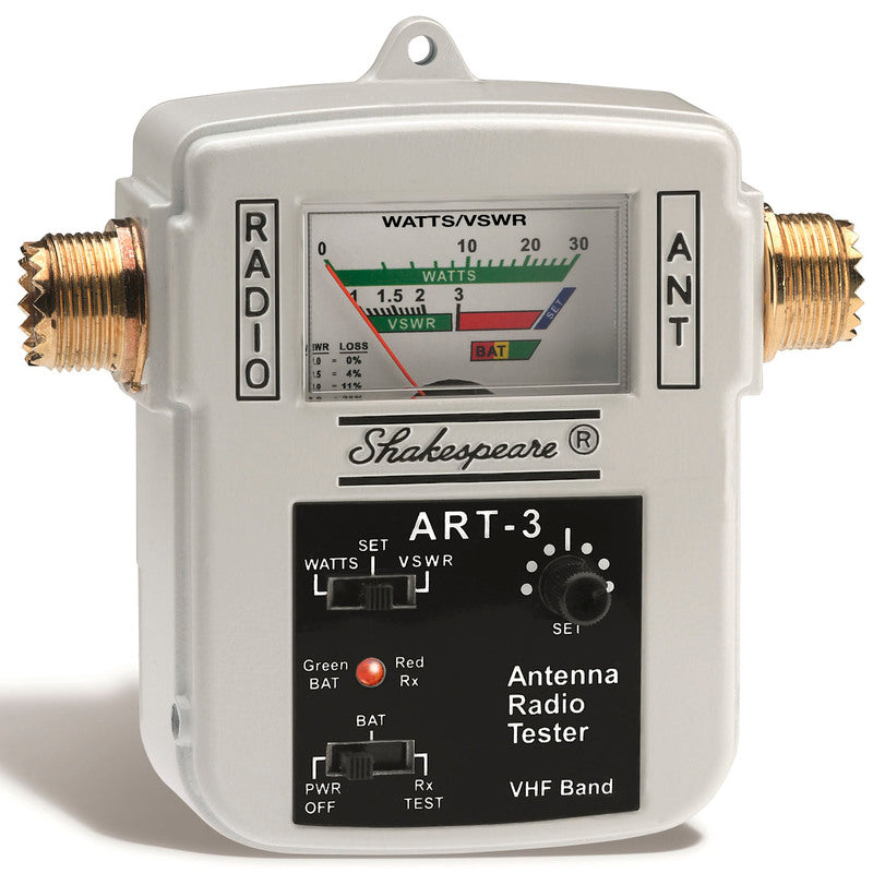 Shakespeare ART-3 VHF og radiotester