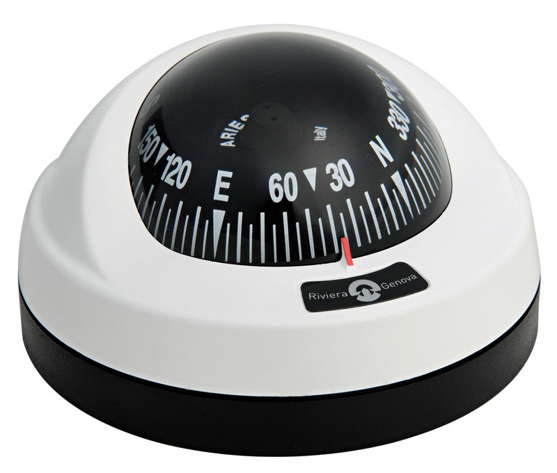 Riviera compass BAR Black/Black card 100x57mm