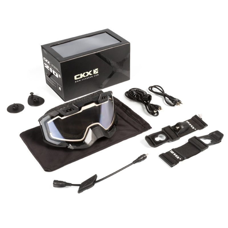 CKX Goggle 210° Original Heated black/klar linse