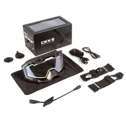 CKX Goggle 210° Original Heated black/klar linse