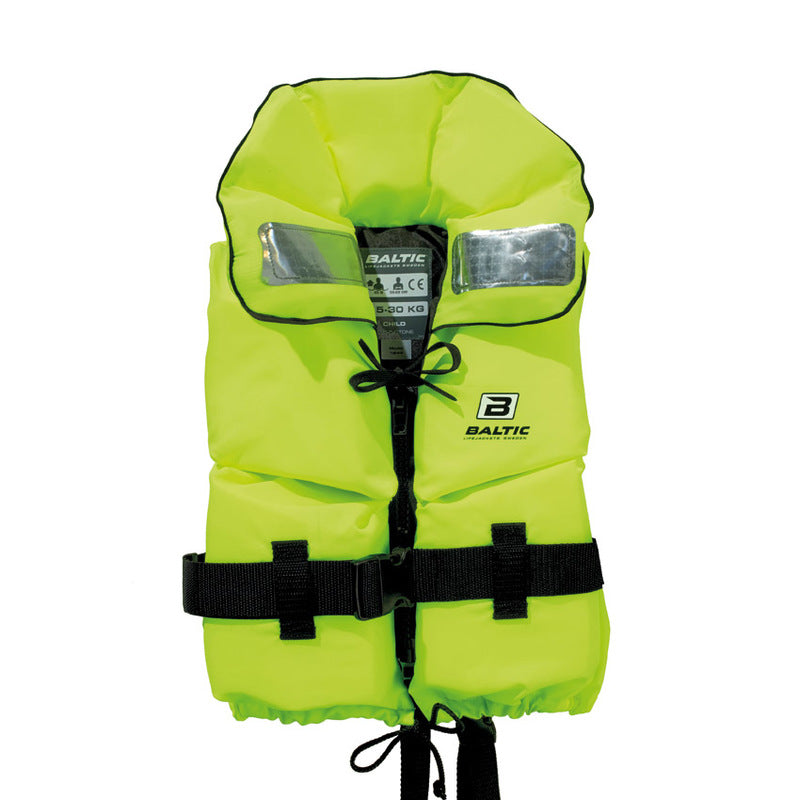 Baltic Split Front 1267 redningsvest UV-gul Barn 15-30kg