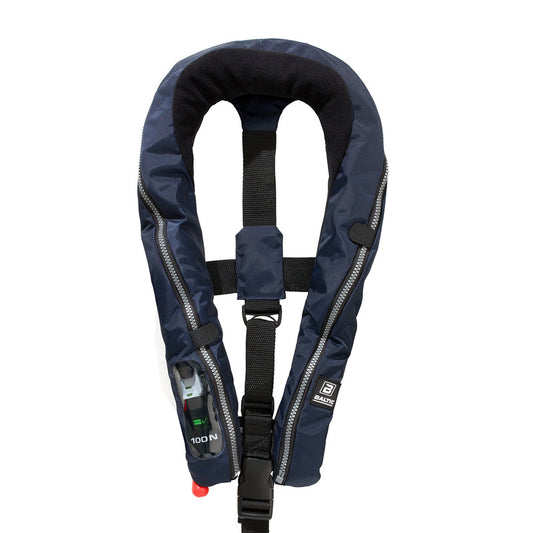 Baltic Compact 100 automatisk oppblåsbar redningsvest marineblå 30-110kg