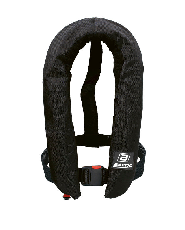 Baltic Winner automatisk oppblåsbar redningsvest svart 40-150kg