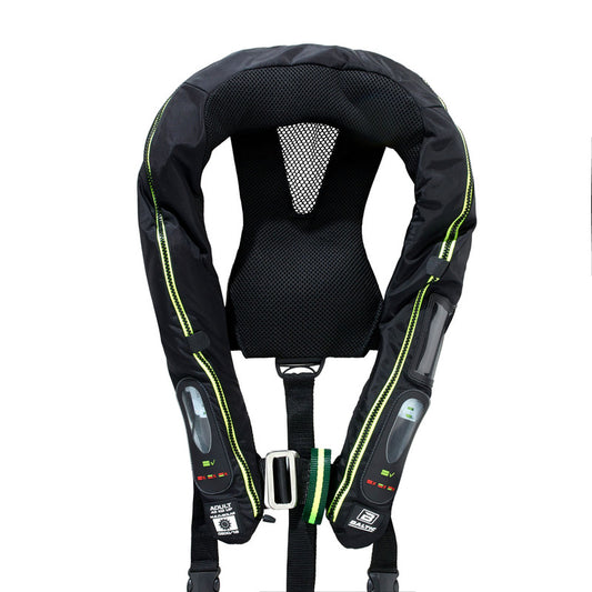Baltic Legend 165 M.E.D./SOLAS sele oppblåsbar redningsvest svart 43+kg