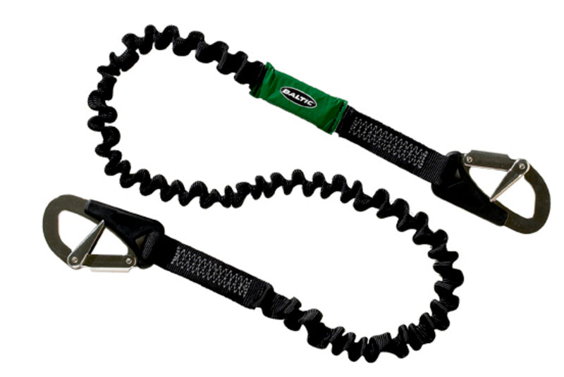 Baltic Elastisk sikkerhetsline 2-krok 2m