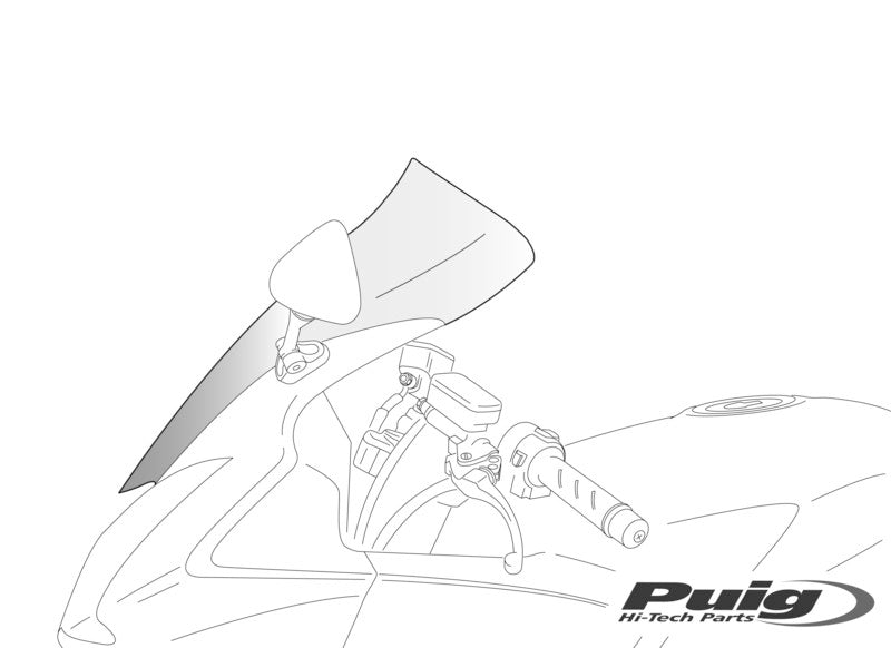 Puig Touring vindskjerm Yamaha Fjr1300 01-05' C/Smoke