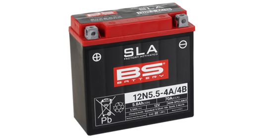 BS Battery 12N5.5-4A/4B (FA) SLA - Forseglet og aktivert