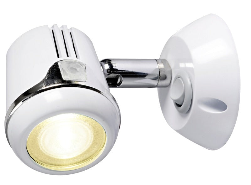 Leddet HI-POWER LED hvit spot 12/24 V