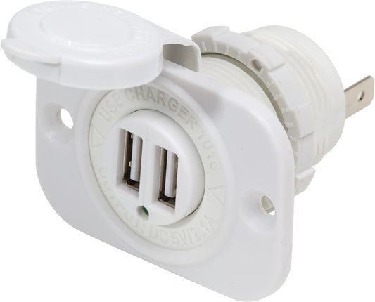 Blue Sea 2,1A Doble USB-ladere