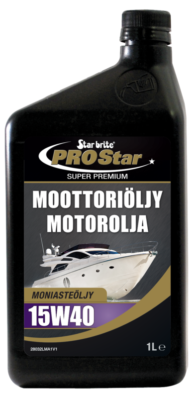 Star brite Pro Star Super Premium Kraftig Motorolje SAE 15W40 1L