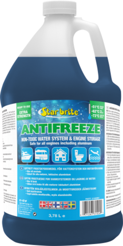Star brite -100 Giftfri Premium Frostvæske - PG 3,78L