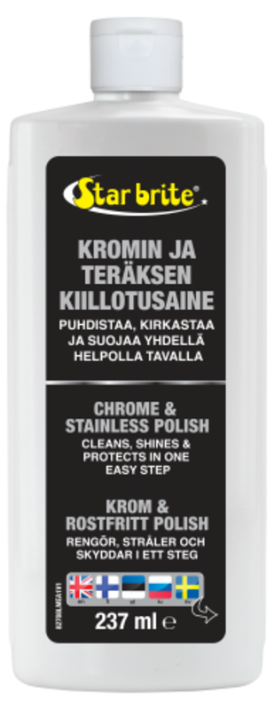 Star brite Krom & Rustfritt Stål Polish 250ml