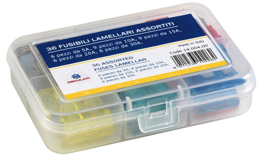 Assorterte bladsikringer 36 stk