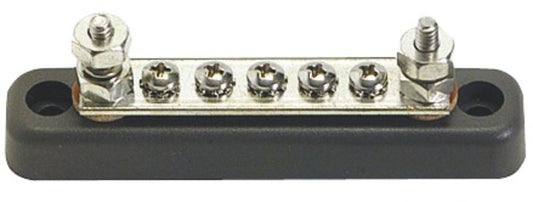 Strømskinne el. terminalbrett 2x5mm - 5x4mm