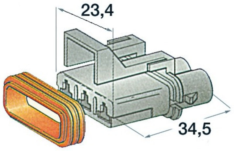 3 terminal hunn. hurtig tett