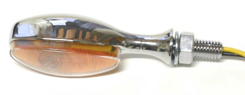 Hyper Mini blinklys, krom/oransje, par