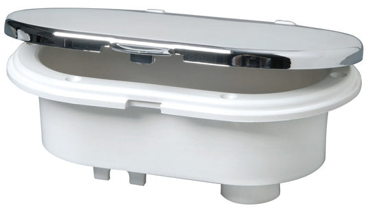 Dusjboks med 2,5m slange Krommet