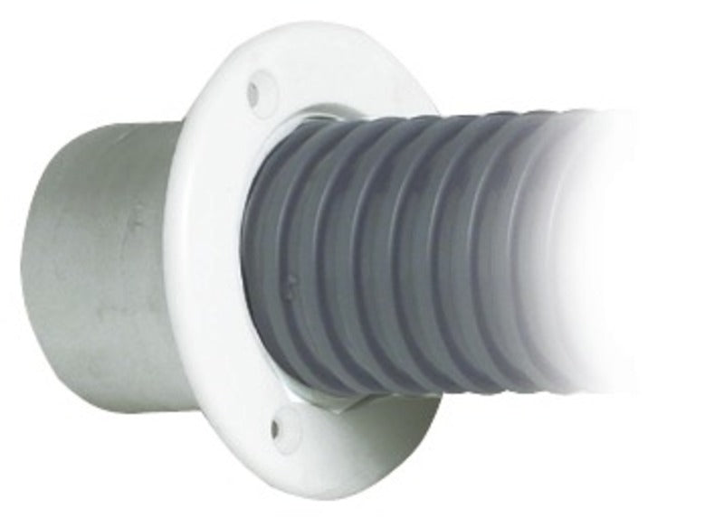 Cables PVC flexible pipe white (10 mt roll)