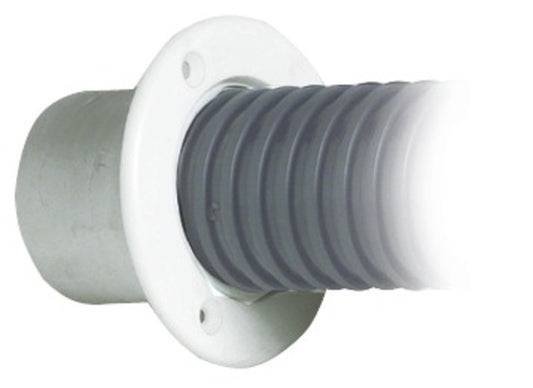 Cables PVC flexible pipe white (10 mt roll)