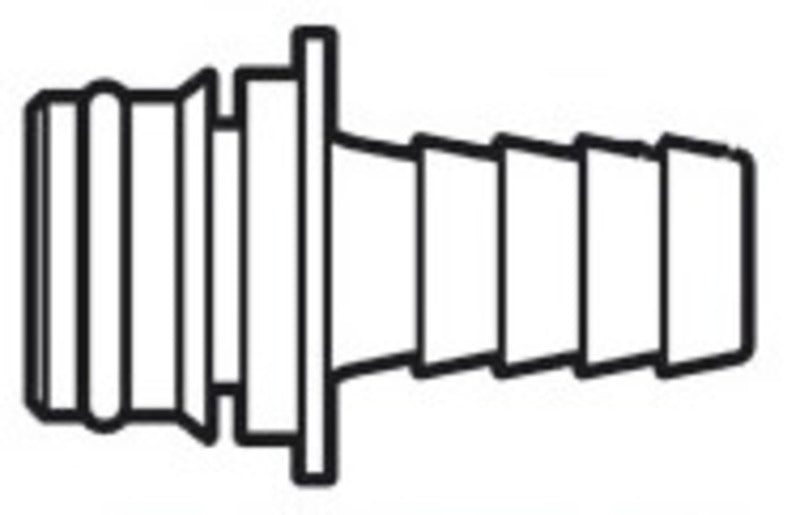 Slangtilkobling rett Ø 14mm