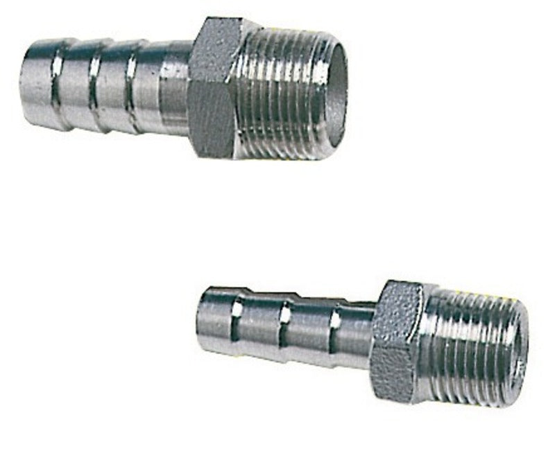 Slangeadapter SS hann 3/8" x 12mm