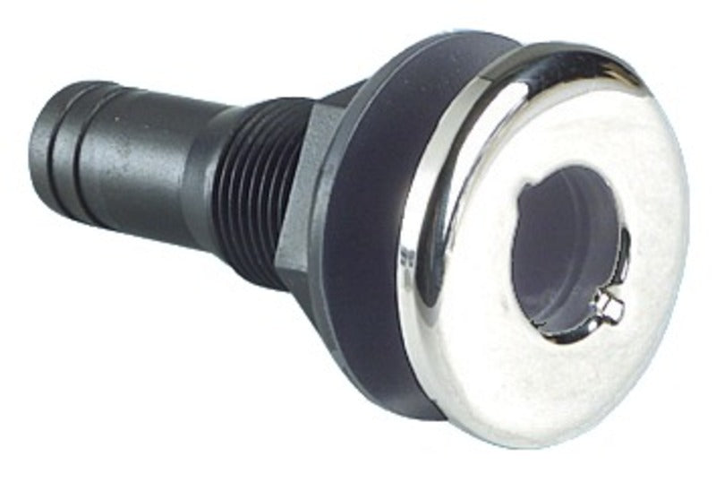 Nylon sjøventil svart 1"1/2