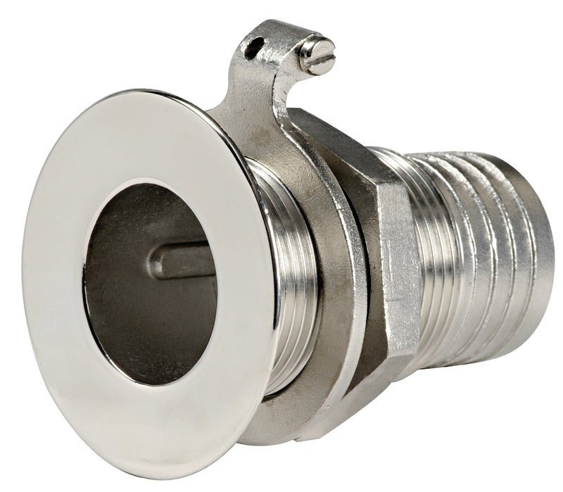 Flush skrogkobling AISI 316 1"1/2 x 44 mm