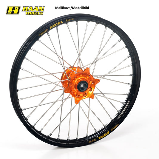 Haan hjul Foran KTM SX/SX-F 15-.. EXC/F 16-..  21-1,60 Oransje Nav / Svart Felg