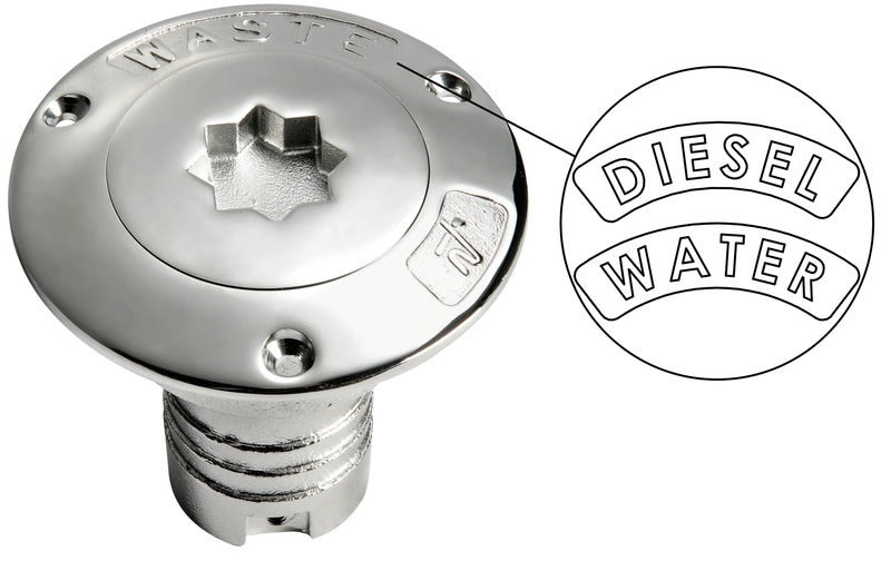 Osculati dekkfyller AISI 316 DIESEL 50mm
