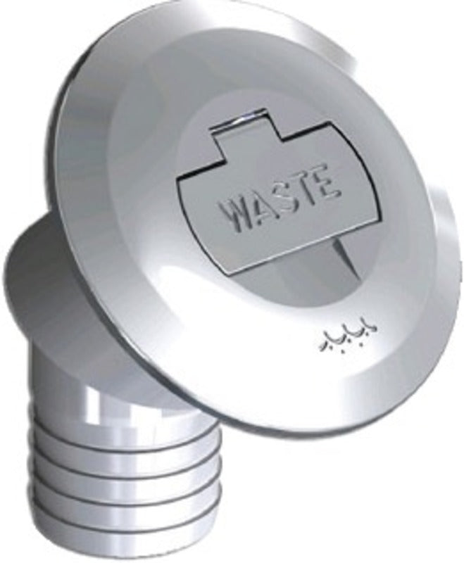 Osculati dekkfyller messing 30° WASTE 38mm