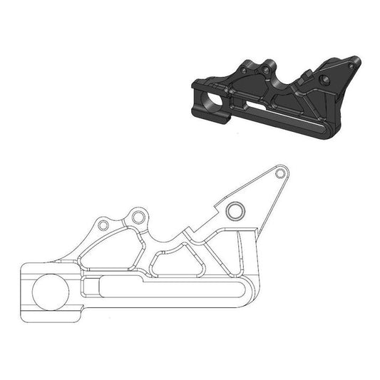 Moto-Master Adapter Oversize 240 KTM, Husqvarna, bakre svart