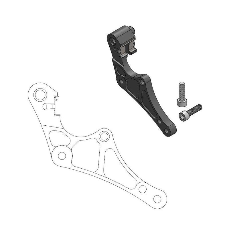 Moto-Master Supermoto Street Adapter Husqvarna inkl. klips for Magura kaliper