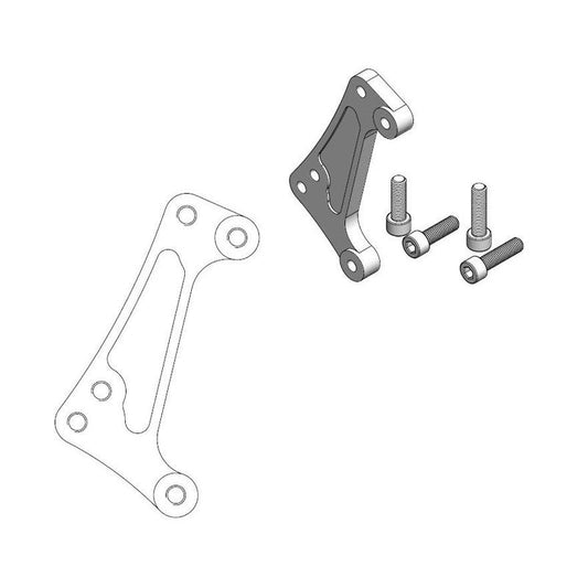 Moto-Master Supermoto Racing Adapter KTM, Husqvarna Ø300mm