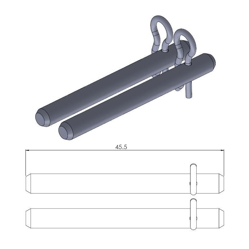 Moto-Master Bremsekloss pinne