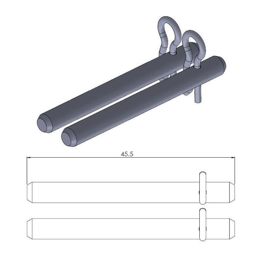 Moto-Master Bremsekloss pinne