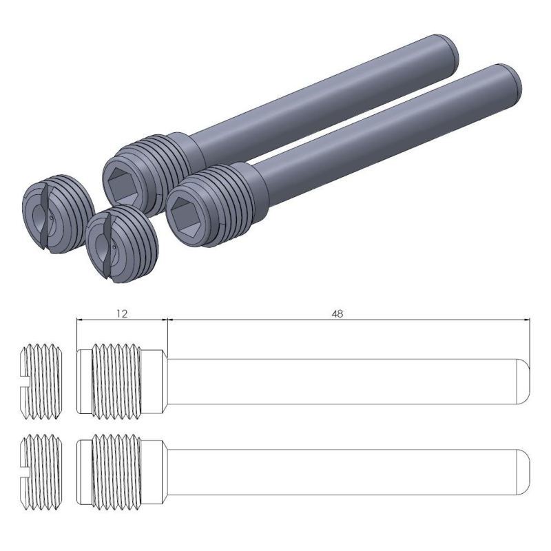 Moto-Master Bremsekloss pinne