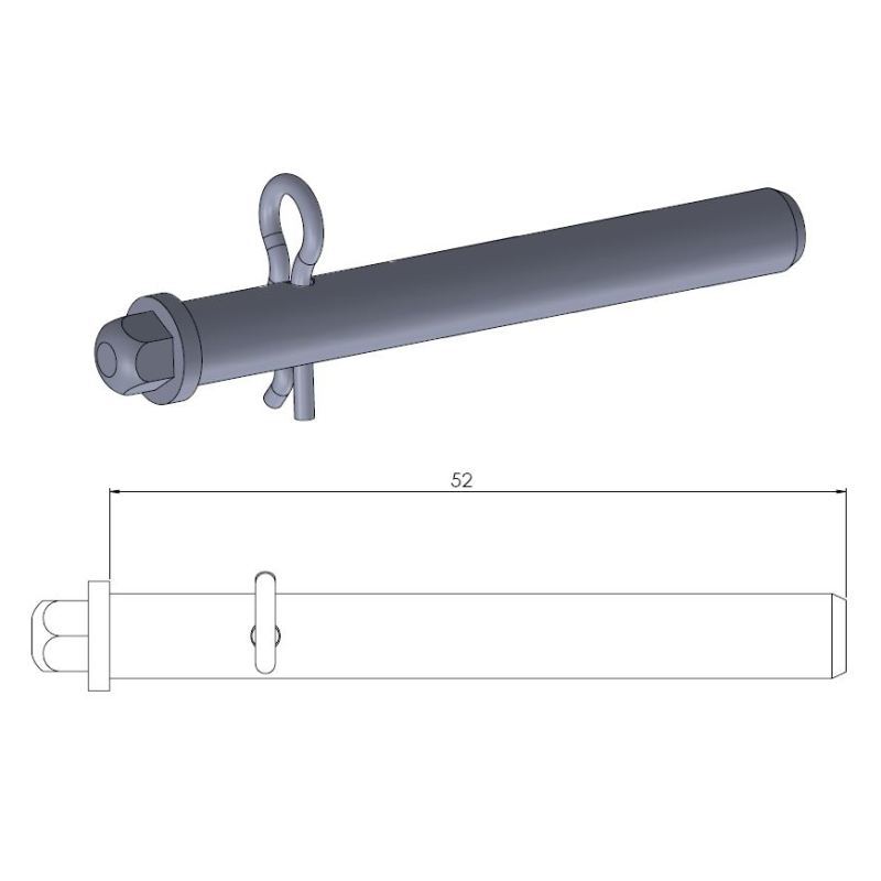 Moto-Master Bremsekloss pinne