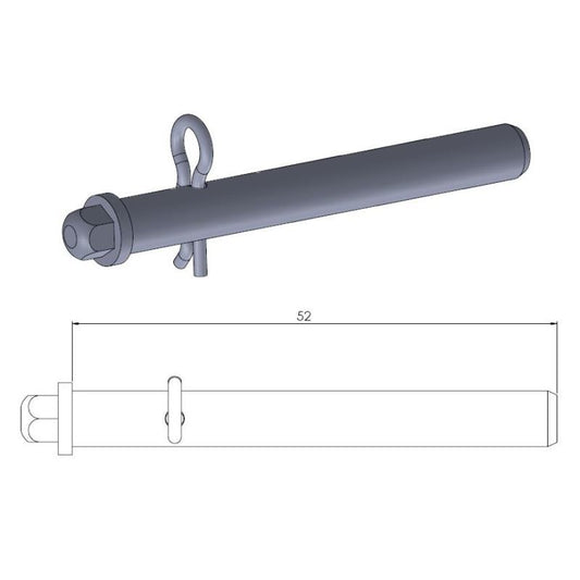 Moto-Master Bremsekloss pinne