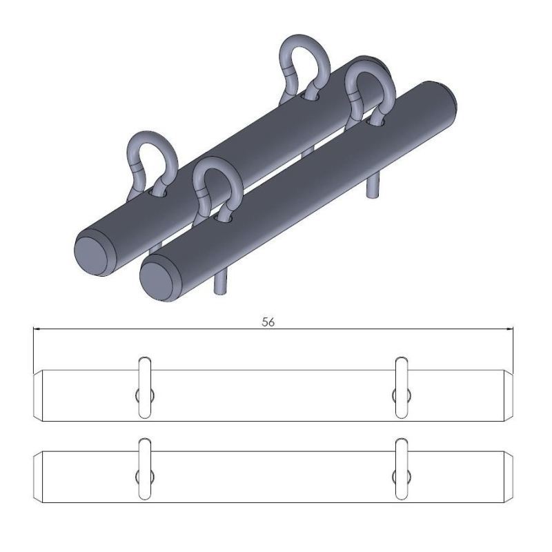 Moto-Master Bremsekloss pinne