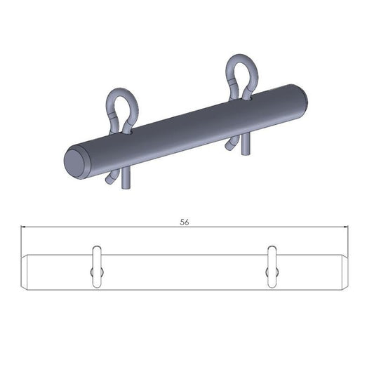 Moto-Master Bremsekloss pinne